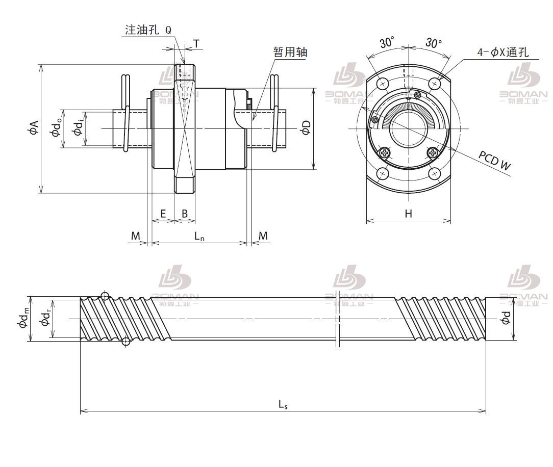 NSK RNFCL3232A6S+750-RNFCL滚珠丝杠现货