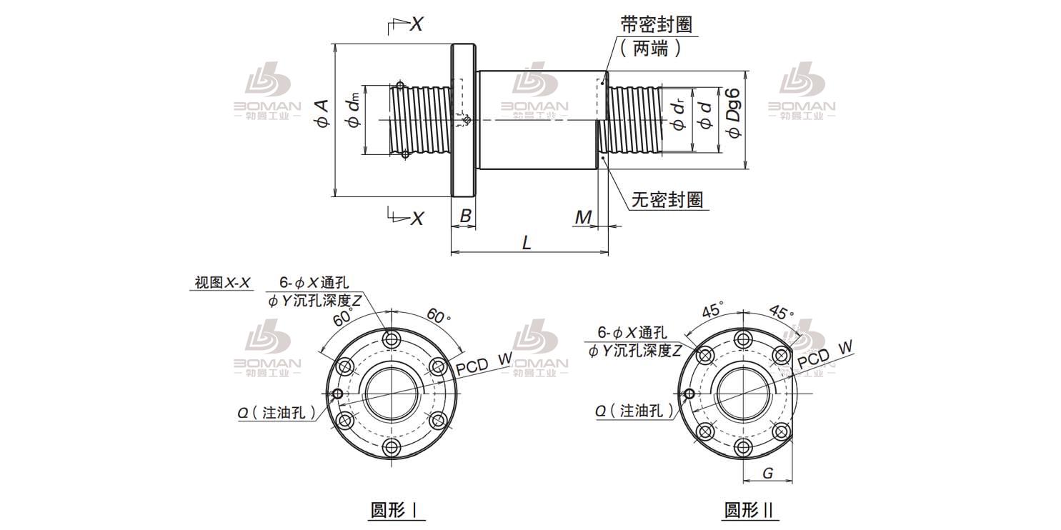 SFD4008-6-NSK MSFD滚珠丝杠