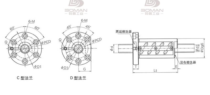 KURODA GR3606ET-DAPR 黑田磨制丝杠keck