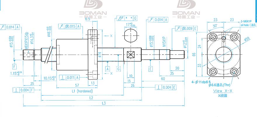 TBI XSVR02010B1DGC5-699-P1 tbi-滚珠丝杆