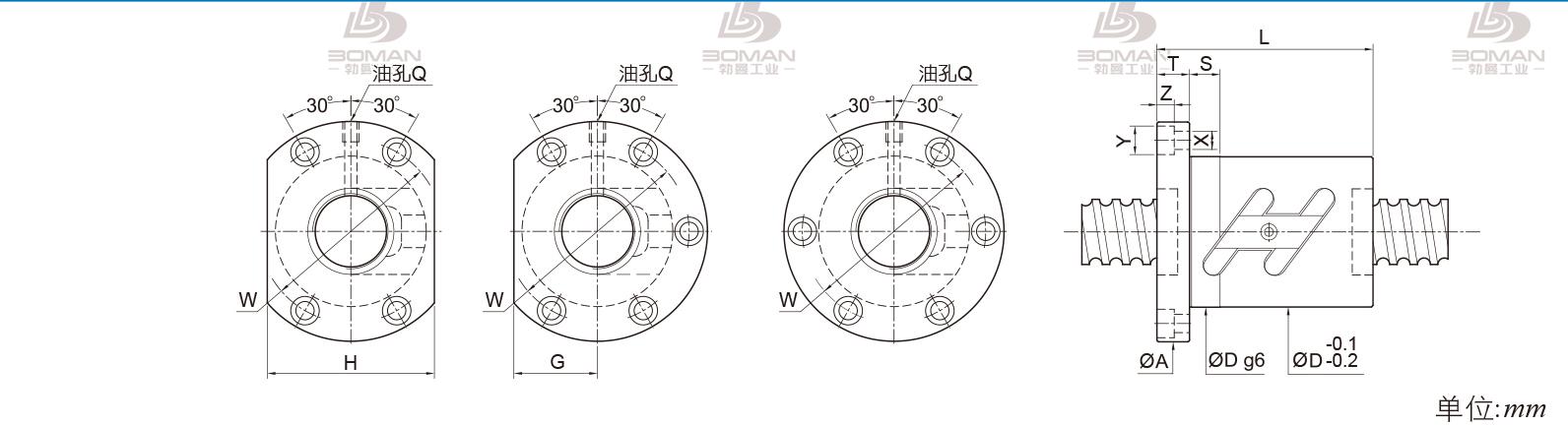 PMI FSWC4006 滚珠丝杠tbi和pmi哪个好