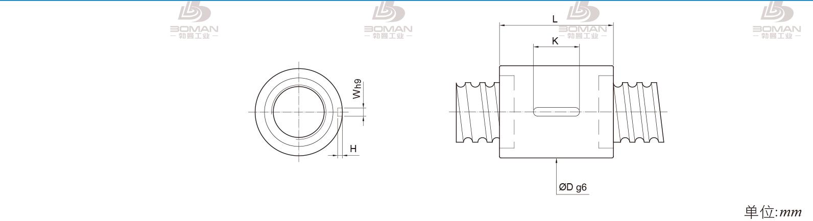 PMI RSIC5008-4 PMI滚珠丝杠最大长度