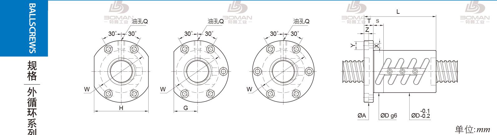 PMI FOWC3210-3 丝杆材质pmi