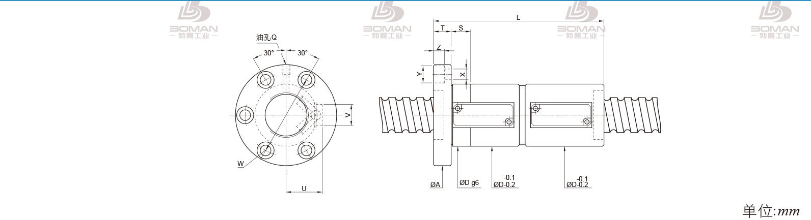 PMI FDVE3216-2.5 pmi丝杆传动