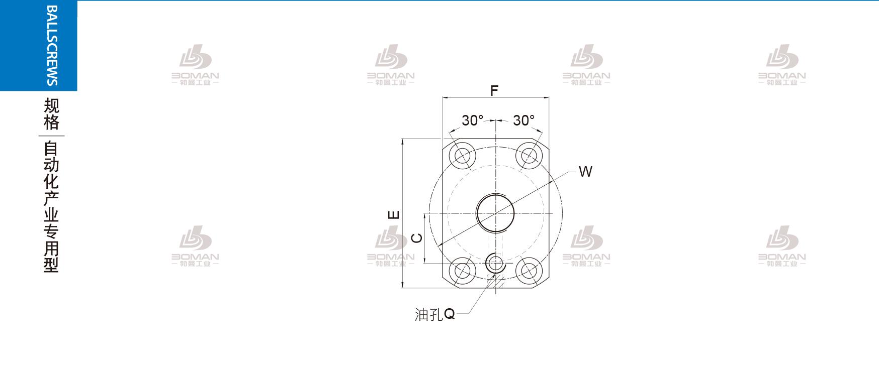 PMI PTR1510T3C5T-0450 pmi丝杠轴套