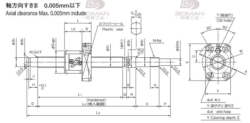 ISSOKU BSP1202RC3T-239 issoku 丝杆