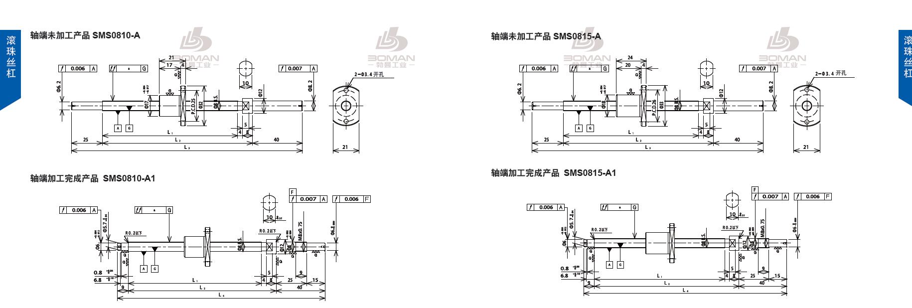 TSUBAKI SMS0815-284C3-A tsubaki丝杠是什么牌子