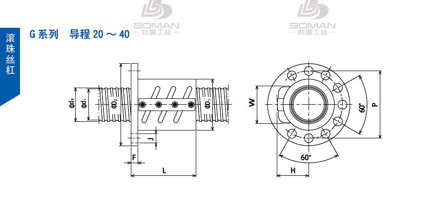 TSUBAKI 140GFL40 tsubaki 丝杆