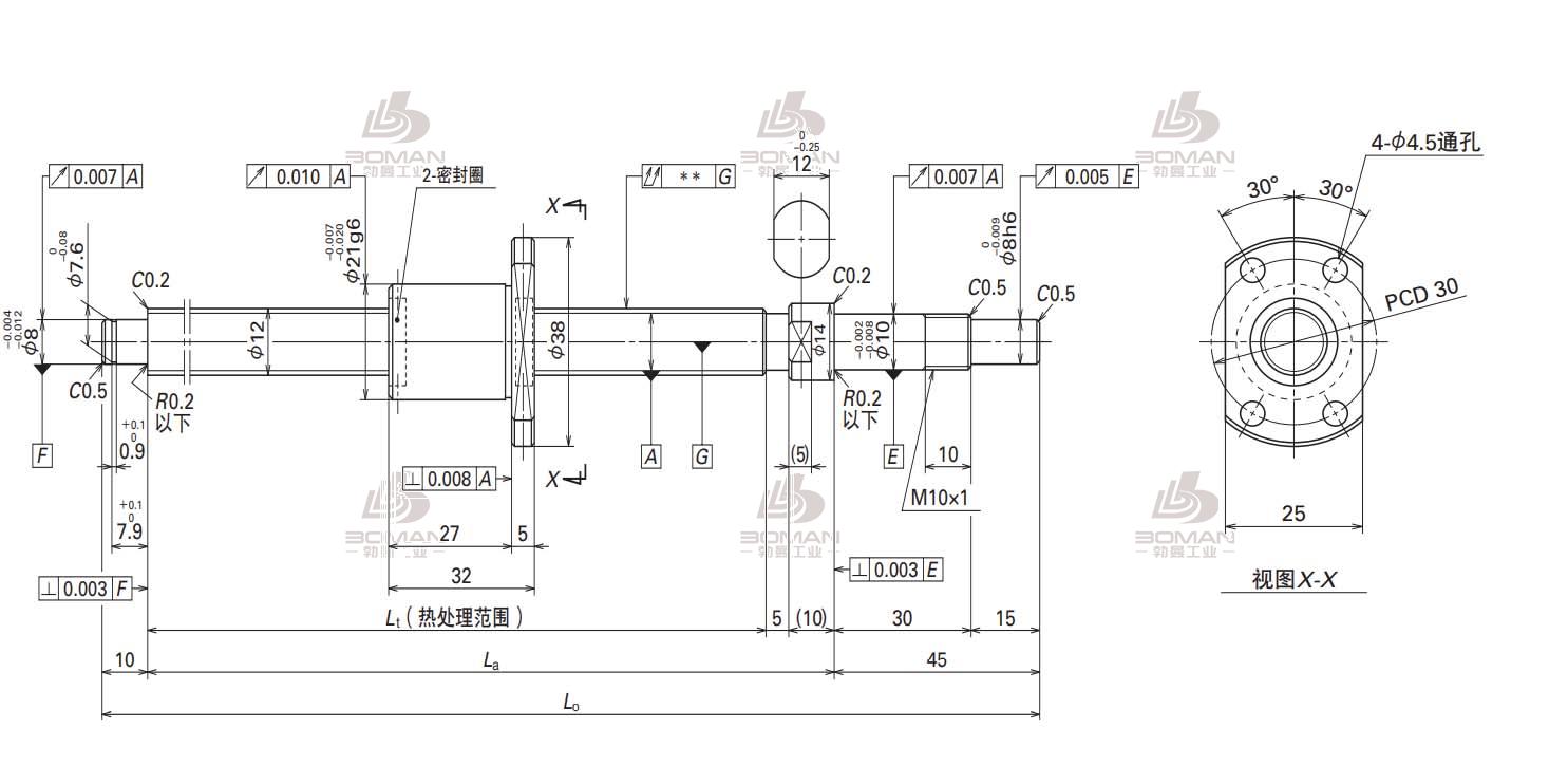 NSK W1201MA-5PY-C3Z2.5-MA标准滚珠丝杠