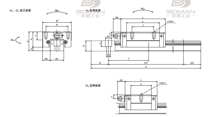 NSK NS150110ALC1PCZ(M4)-NS标准导轨