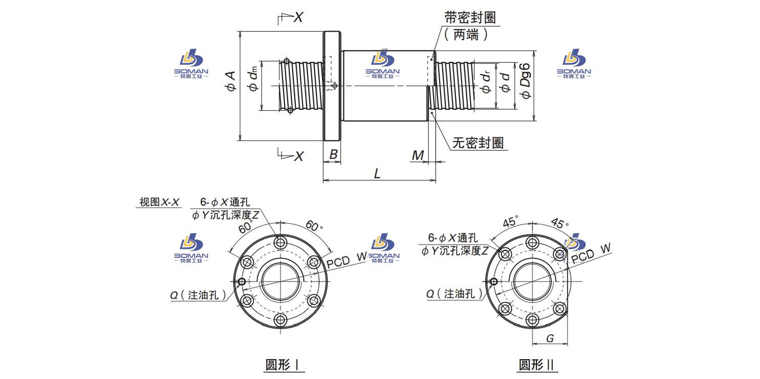 SFD3206-3-NSK ZFD滚珠丝杠