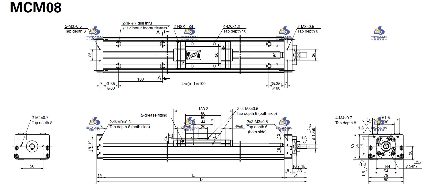 MCM08048H10D00-MCM定位承载装置