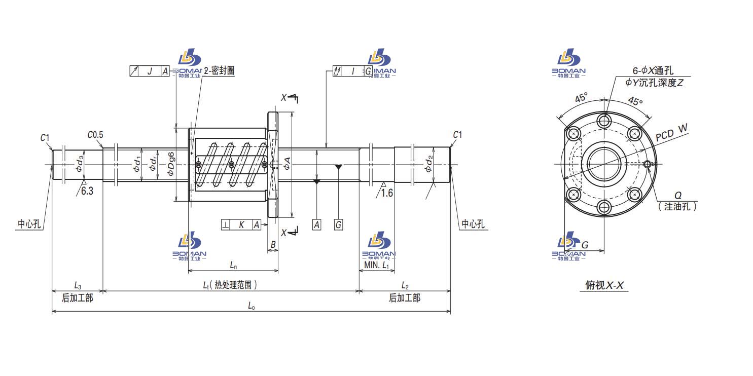 W5010SS-1Z-C5Z10-NSK末端未加工品